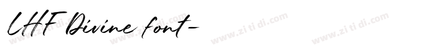 LHF Divine font字体转换